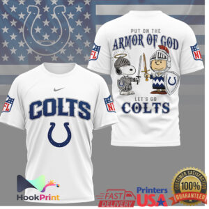 Indianapolis Colts Armor Of God Snoopy Charlie Brown Football Shirt Indianapolis Colts Armor Of God Snoopy Charlie Brown Football Shirt