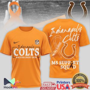 Indianapolis Colts MS Support Squad Multiple Sclerosis Awareness T Shirt