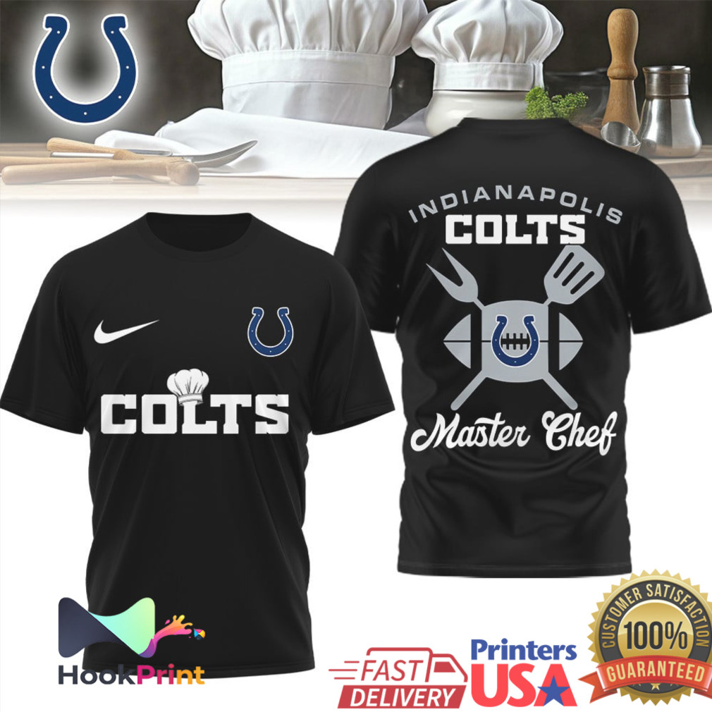 Indianapolis Colts Master Chef Tailgate Grilling T Shirt Indianapolis Colts Master Chef Tailgate Grilling T Shirt