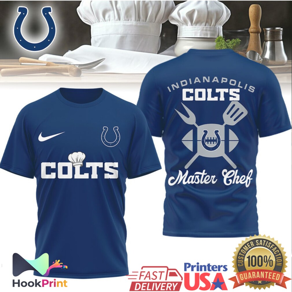 Indianapolis Colts Master Chef Tailgate Grilling T Shirt Indianapolis Colts Master Chef Tailgate Grilling T Shirt