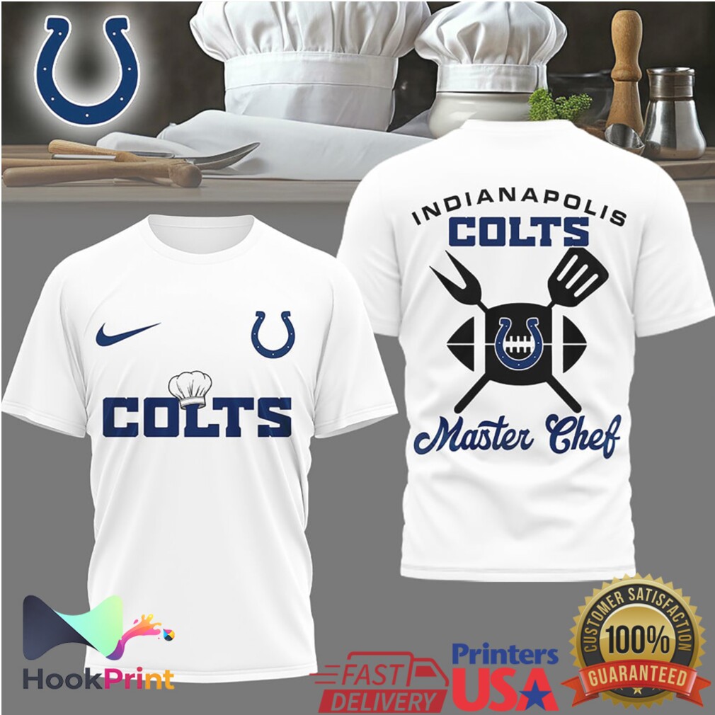 Indianapolis Colts Master Chef Tailgate Grilling T Shirt Indianapolis Colts Master Chef Tailgate Grilling T Shirt