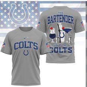 Indianapolis Colts NFL This Bartender Loves The Colts Game Day Shirt