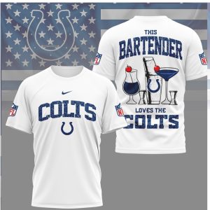 Indianapolis Colts NFL This Bartender Loves The Colts Game Day Shirt