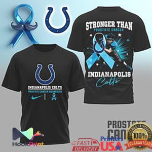 Indianapolis Colts Prostate Cancer Awareness Stronger Than T Shirt Indianapolis Colts Prostate Cancer Awareness Stronger Than T Shirt