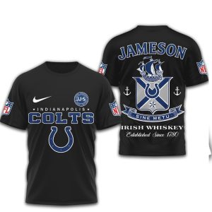 Indianapolis Colts x Jameson Irish Whiskey Sine Metu T Shirt