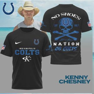 Indianapolis Colts x Kenny Chesney No Shoes Nation Collaboration T Shirt