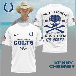 Indianapolis Colts x Kenny Chesney No Shoes Nation Collaboration T Shirt