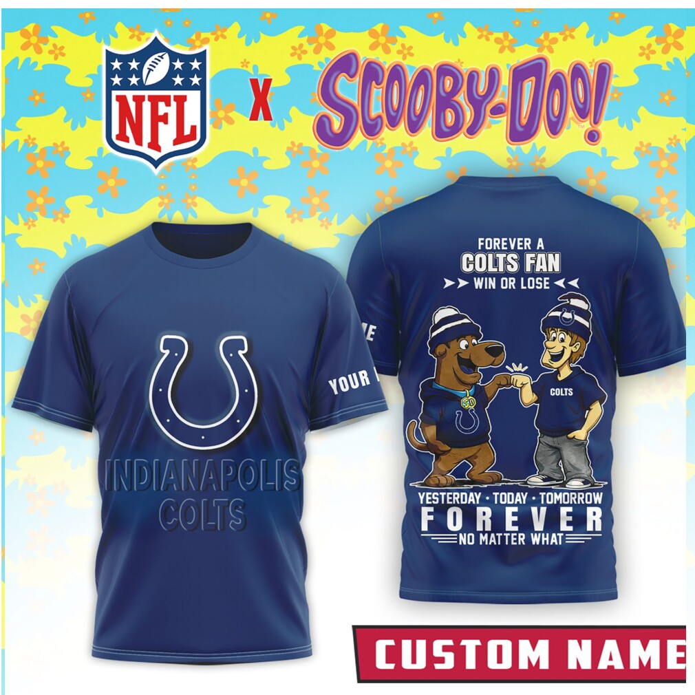 Indianapolis Colts x Scooby Doo Personalized No Matter What Fan Shirt Indianapolis Colts x Scooby Doo Personalized No Matter What Fan Shirt