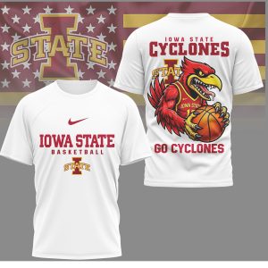 Iowa State Cyclones Basketball Mascot Graphic T Shirt Iowa State Cyclones Basketball Mascot Graphic T Shirt