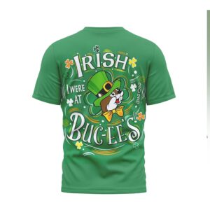 Irish I Were At Buc ee's St. Patrick's Day 2026 Clover T Shirt