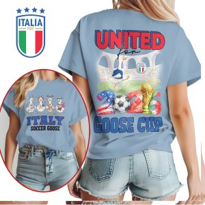 Italy Soccer Goose United for 2026 Goose Cup Fan T Shirt Italy Soccer Goose United for 2026 Goose Cup Fan T Shirt