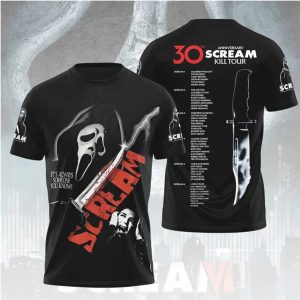 It's Always Someone You Know Scream Ghostface Lightning 30th Anniversary T Shirt