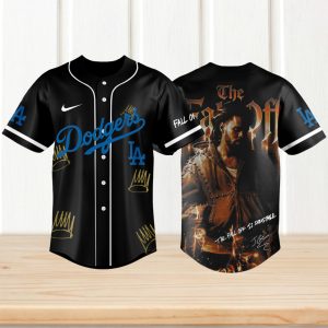 J. Cole The Fall Off Los Angeles Dodgers BaseballHip Hop Merch T Shirt