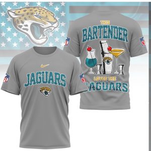 Jacksonville Jaguars Bartender Themed Game Day Cocktail Shirt