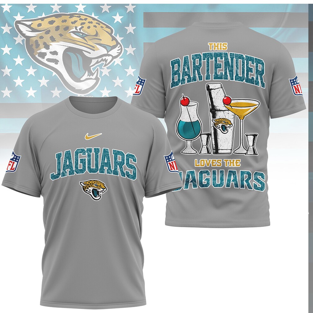 Jacksonville Jaguars Bartender Themed Game Day Cocktail Shirt Jacksonville Jaguars Bartender Themed Game Day Cocktail Shirt