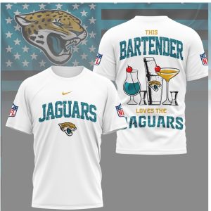 Jacksonville Jaguars Bartender Themed Game Day Cocktail Shirt