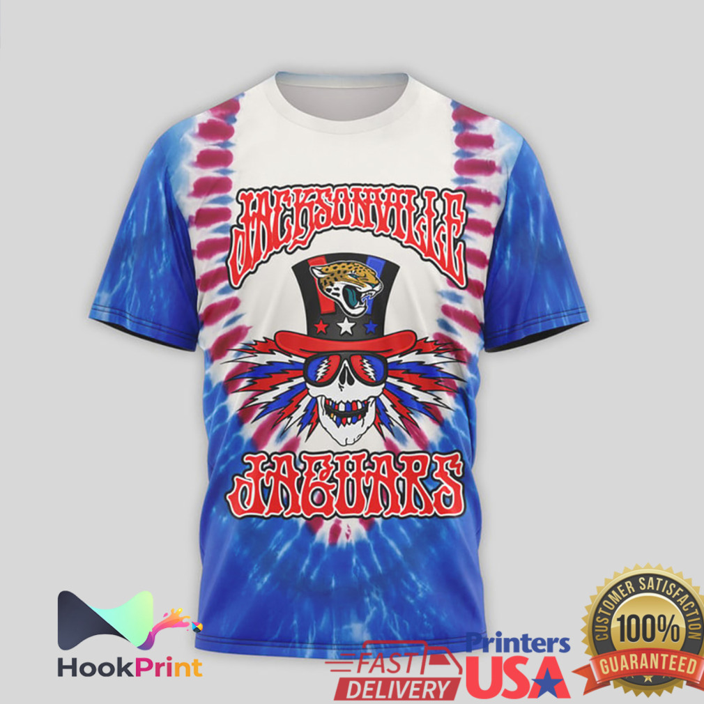 Jacksonville Jaguars Grateful Dead Tie Dye “Make America Grateful Again” T Shirt Jacksonville Jaguars Grateful Dead Tie Dye “Make America Grateful Again” T Shirt
