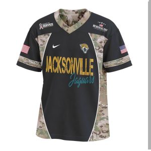 Jacksonville Jaguars Memorial Day Military Salute to Service Camo Jersey