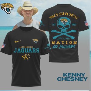 Jacksonville Jaguars No Shoes Nation Kenny Chesney NFL Beach T Shirt