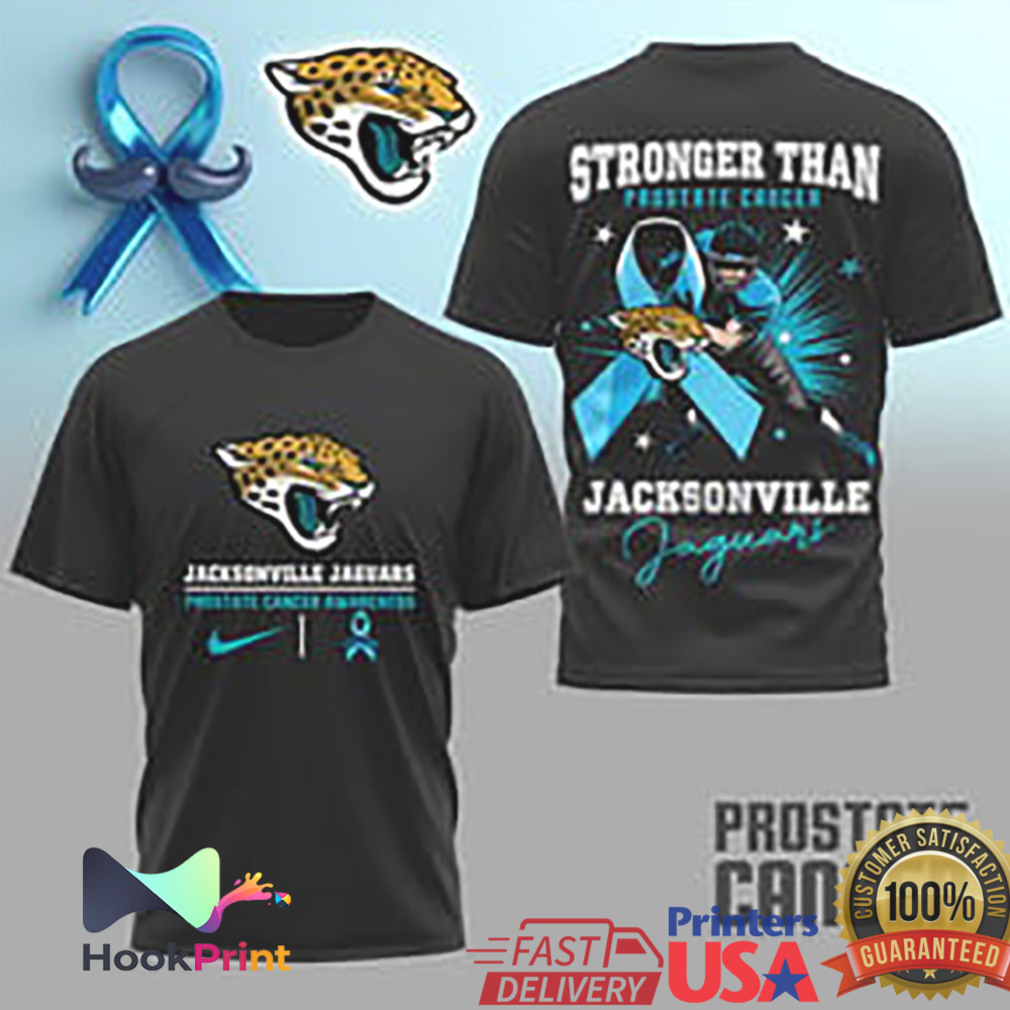 Jacksonville Jaguars Stronger Than Prostate Cancer Awareness T Shirt Jacksonville Jaguars Stronger Than Prostate Cancer Awareness T Shirt