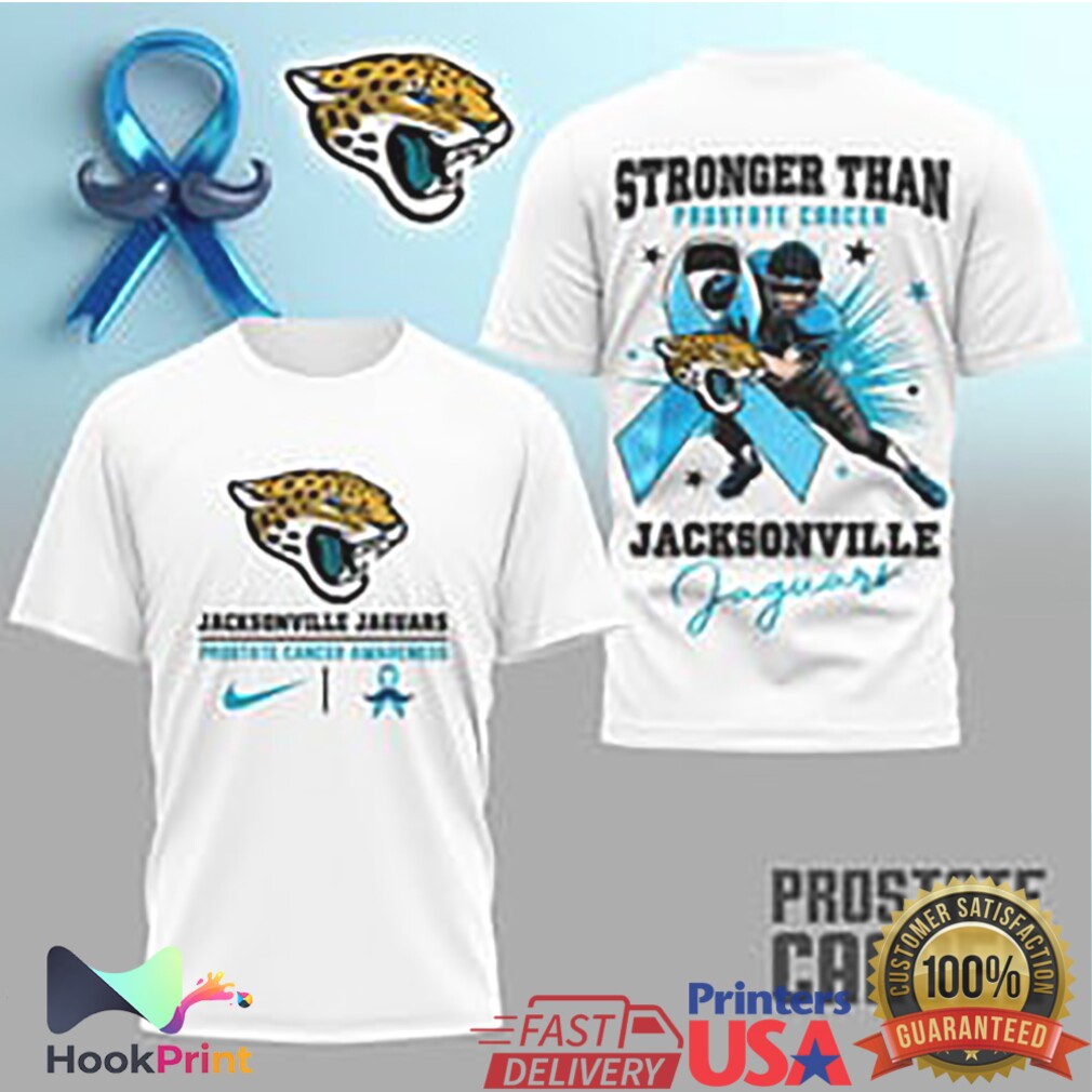 Jacksonville Jaguars Stronger Than Prostate Cancer Awareness T Shirt Jacksonville Jaguars Stronger Than Prostate Cancer Awareness T Shirt