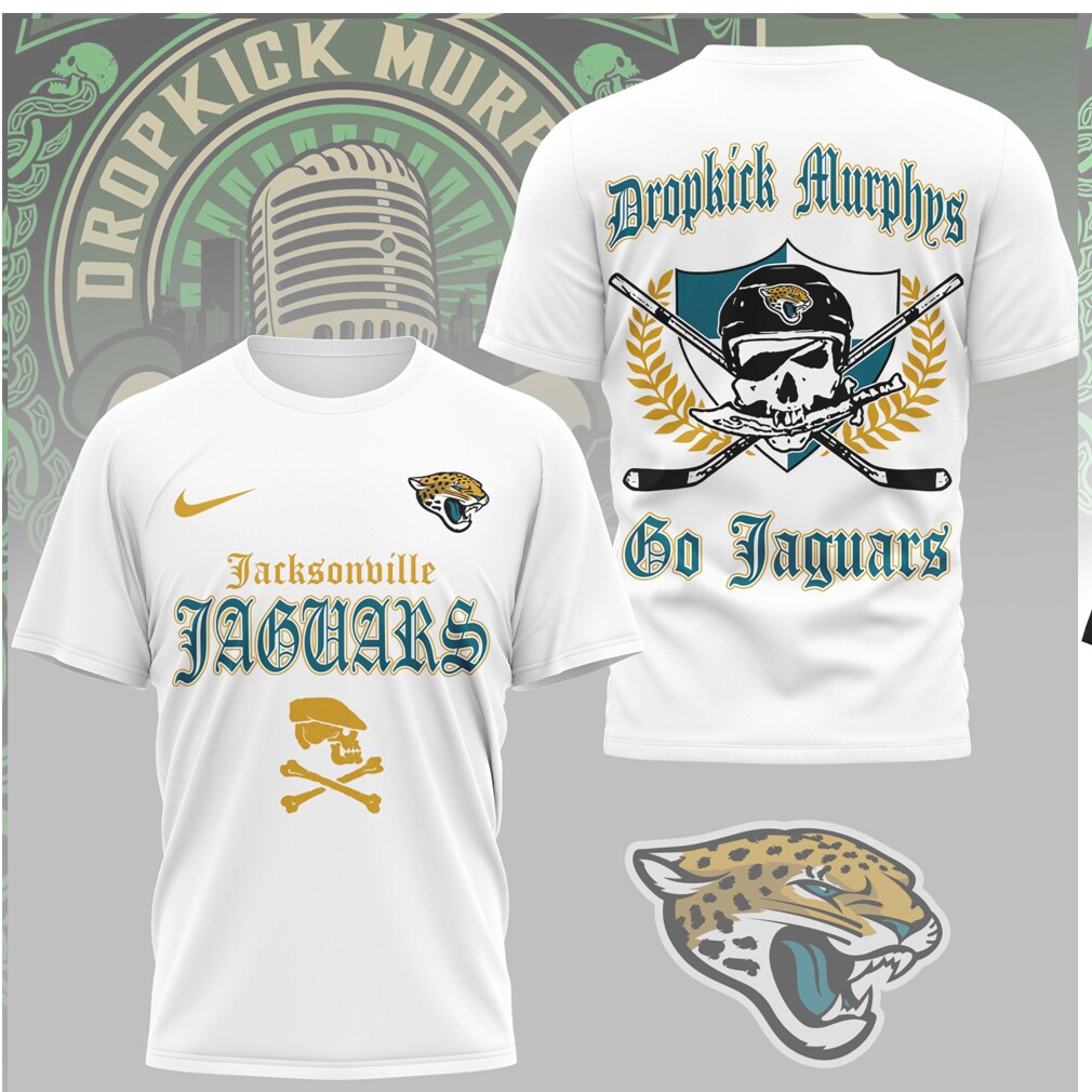 Jacksonville Jaguars x Dropkick Murphys Go Jaguars Punk Rock T Shirt Jacksonville Jaguars x Dropkick Murphys Go Jaguars Punk Rock T Shirt