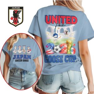 Japan Soccer Goose United for 2026 Goose Cup NFL T Shirt