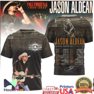 Jason Aldean Songs About Us 2026 Tour Dates Shirt