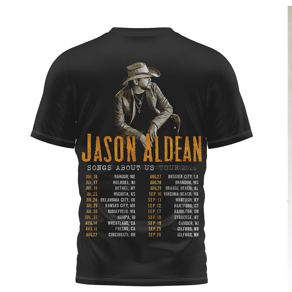 Jason Aldean Songs About Us Tour 2024 Country Music Concert T Shirt Jason Aldean Songs About Us Tour 2024 Country Music Concert T Shirt