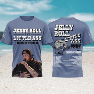 Jelly Roll The Little Ass Shed Tour Concert T Shirt