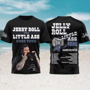 Jelly Roll The Little Ass Shed Tour Portrait T Shirt