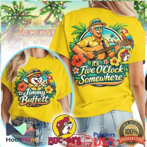 Jimmy Buffett It's Five O'Clock Somewhere Buc ee's Margaritaville Shirt