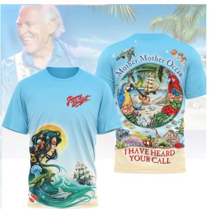 Jimmy Buffett Mother Mother Ocean Tropical Mermaid Tribute Shirt