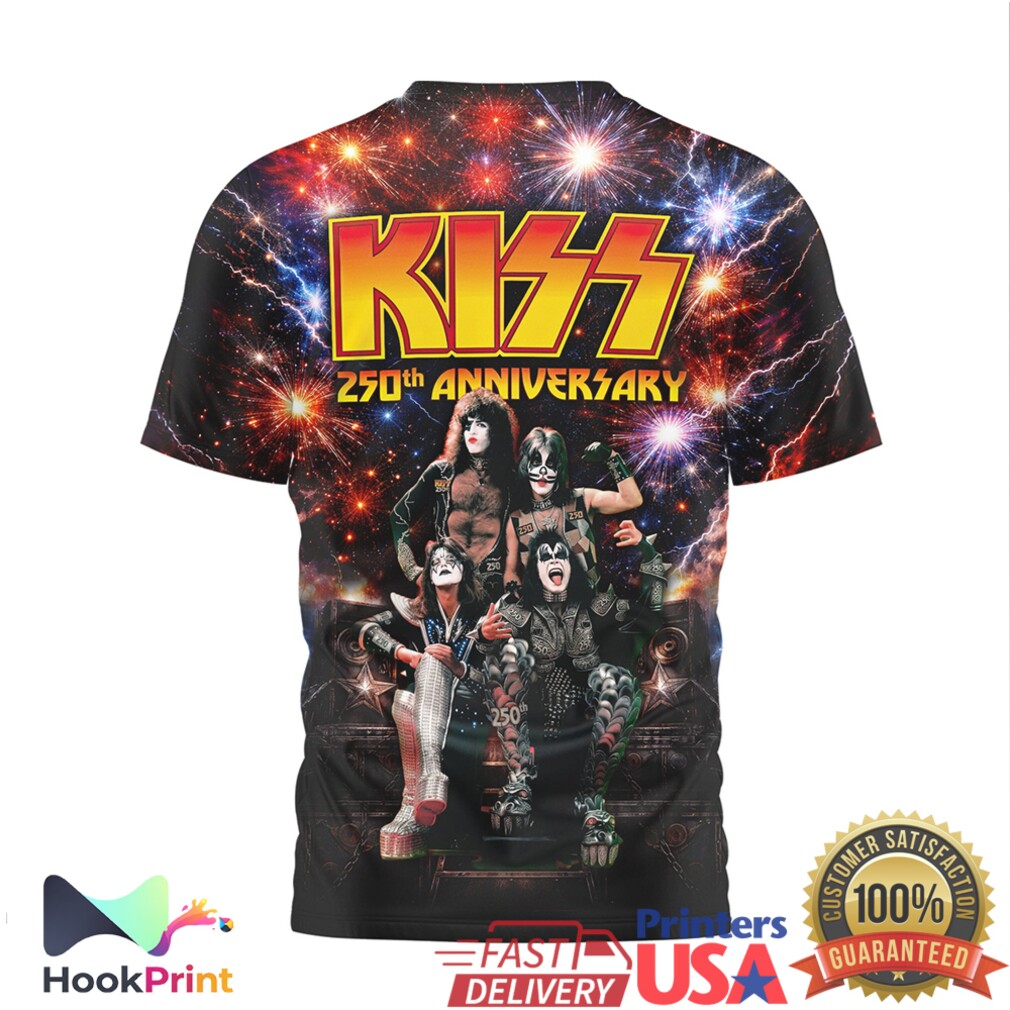 KISS Band 250th Anniversary Rocking America 1776 2026 Fireworks Concert Shirt KISS Band 250th Anniversary Rocking America 1776 2026 Fireworks Concert Shirt