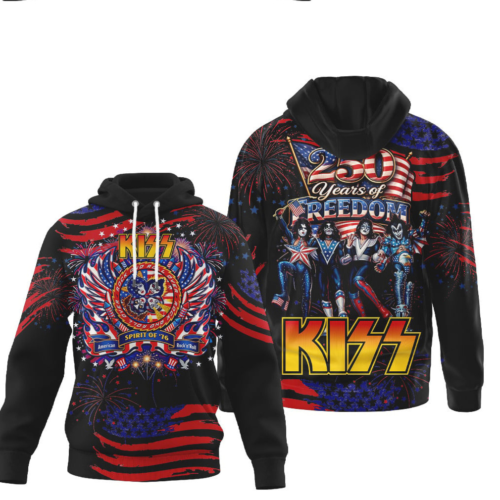 KISS Band Americas 250th Anniversary Spirit of 76 Years of Freedom Shirt KISS Band Americas 250th Anniversary Spirit of 76 Years of Freedom Shirt