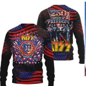 KISS Band Americas 250th Anniversary Spirit of 76 Years of Freedom Shirt