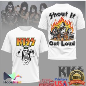 KISS Band Snoopy Peanuts Mashup Shout It Out Loud Shirt