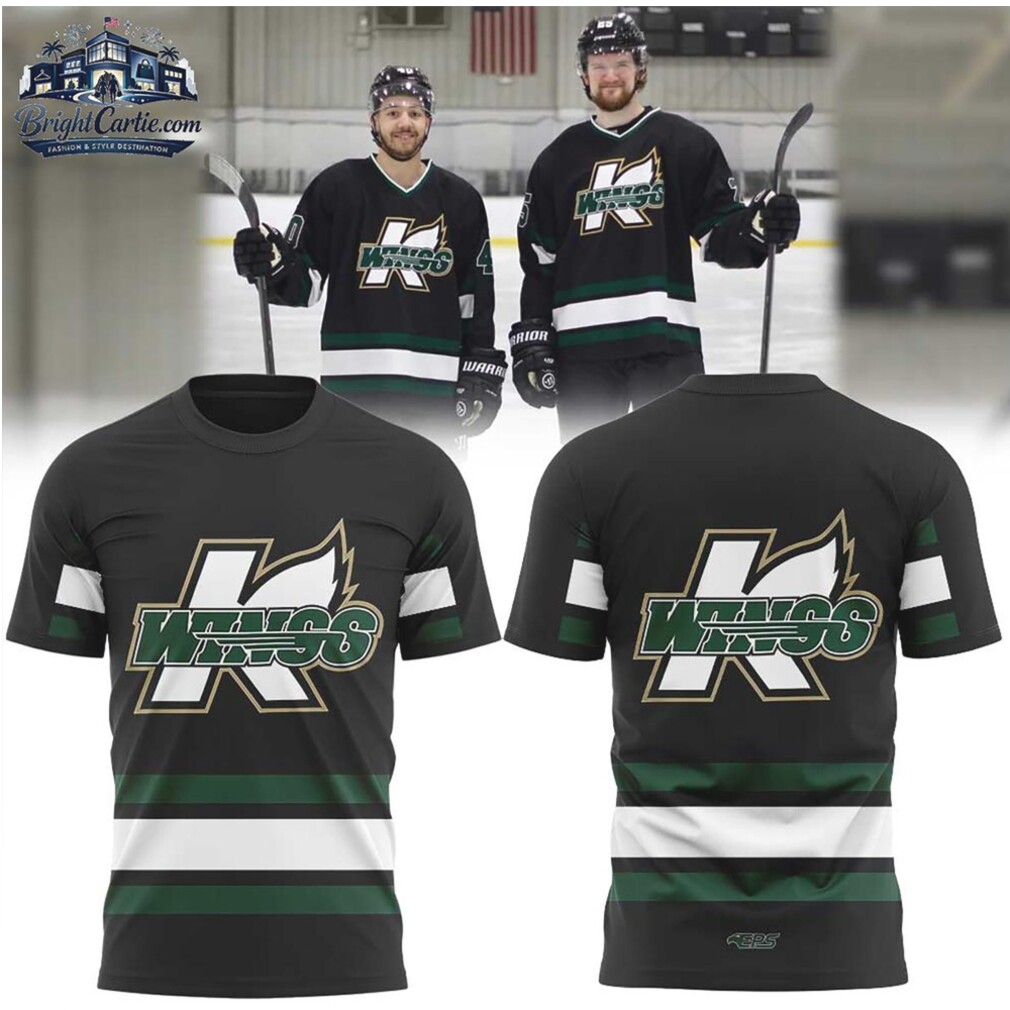 Kalamazoo Wings K Wings ECHL Hockey Professional Sports T Shirt Kalamazoo Wings K Wings ECHL Hockey Professional Sports T Shirt