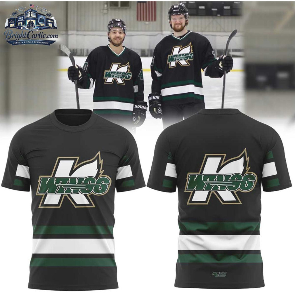Kalamazoo Wings K Wings ECHL Hockey Professional Sports T Shirt Kalamazoo Wings K Wings ECHL Hockey Professional Sports T Shirt