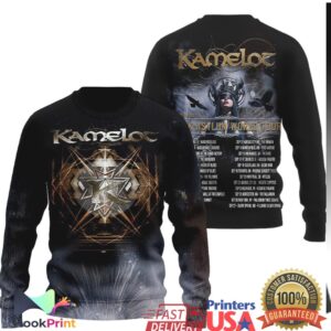 Kamelot Dark Asylum World Tour Gothic Metal Shirt