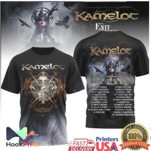 Kamelot Dark Asylum World Tour Gothic Metal Shirt