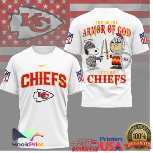 Kansas City Chiefs Armor Of God Snoopy Charlie Brown Football Shirt Kansas City Chiefs Armor Of God Snoopy Charlie Brown Football Shirt