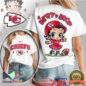 Kansas City Chiefs Betty Boop Women's NFL Game Day T Shirt