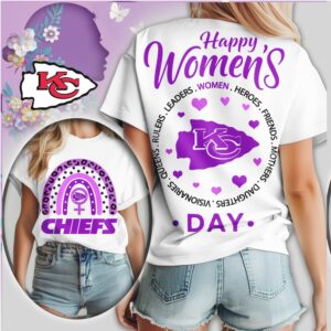 Kansas City Chiefs Happy Womens Day Female Empowerment NFL Shirt