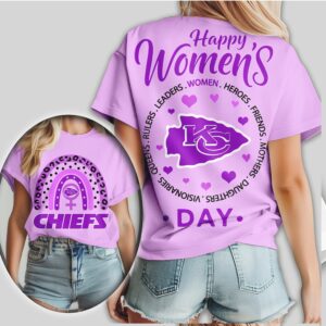 Kansas City Chiefs Happy Womens Day Female Empowerment NFL Shirt