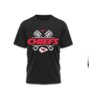 Kansas City Chiefs Motorcycle Pistons Biker NFL Shirt