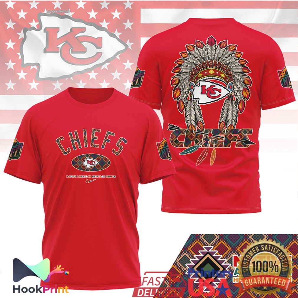 Kansas City Chiefs Native American Heritage Month Special Edition T Shirt Kansas City Chiefs Native American Heritage Month Special Edition T Shirt