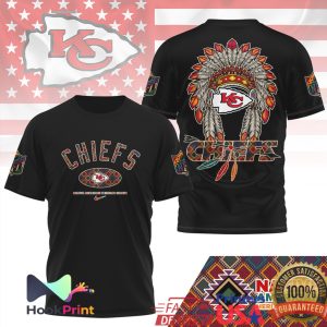 Kansas City Chiefs Native American Heritage Month Special Edition T Shirt