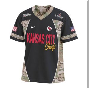 Kansas City Chiefs Remember The Brave Memorial Day Military Camo Jersey