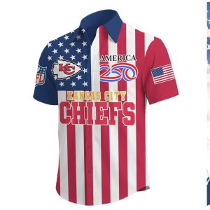 Kansas City Chiefs Semiquincentennial 1776 2026 Patriotic Stars Stripes Shirt